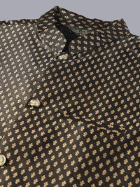 SOJANYA Ethnic Motifs Embroidered Regular Sequinned Kurta With Pyjamas & Nehru Jacket