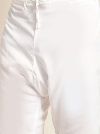 SOJANYA Kurta Kapas Tulen Bersulam Labuci dengan Churidar