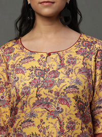 AURELIA Ethnic Motifs Printed Pure Cotton Kurti