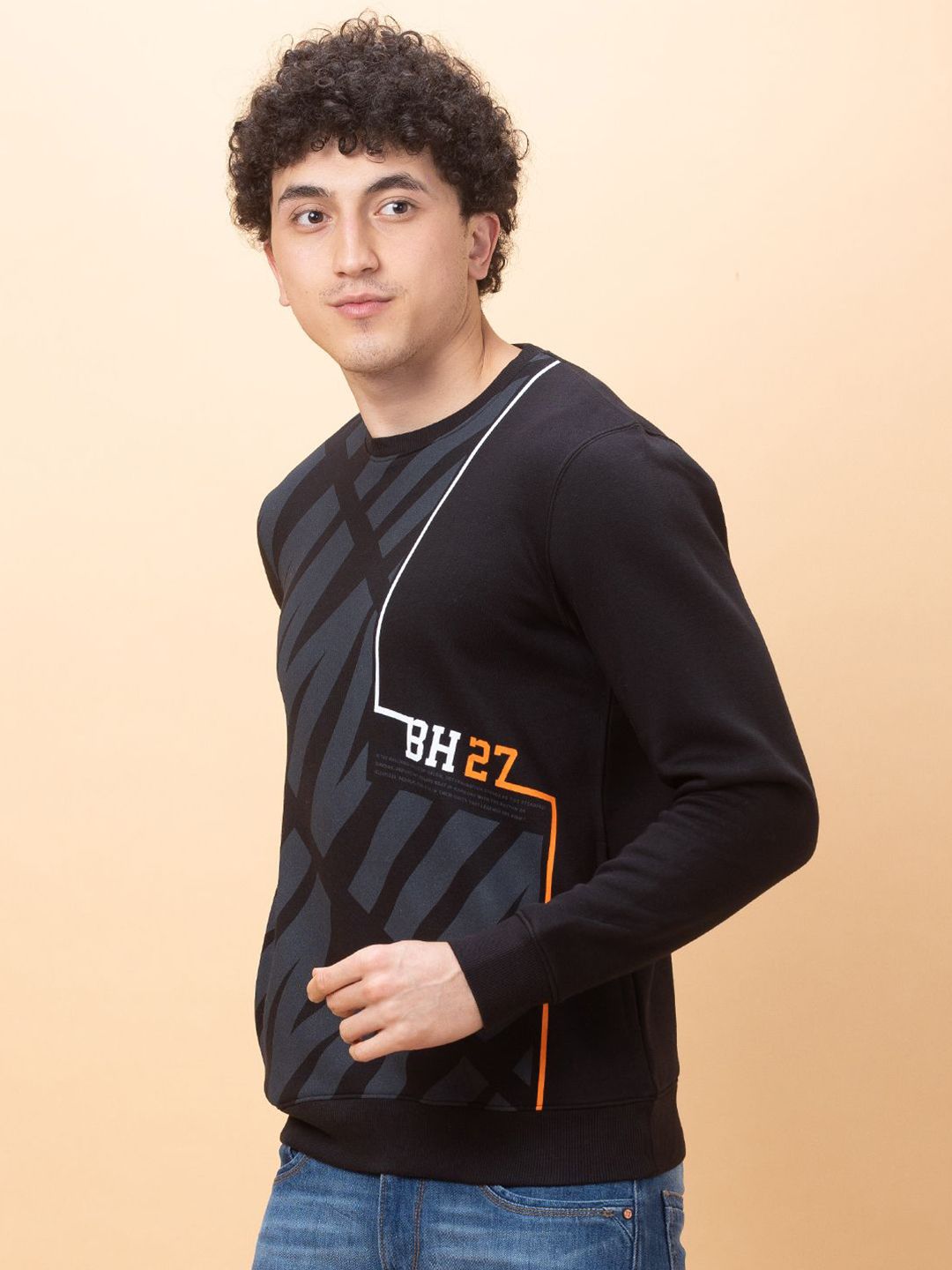 Being Human Men Printed Sweatshirt