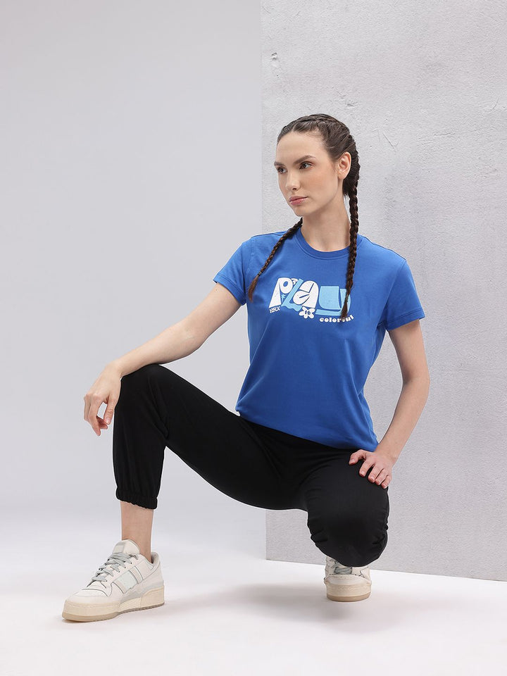 HRX by Hrithik Roshan Women Typography Printed T-shirt