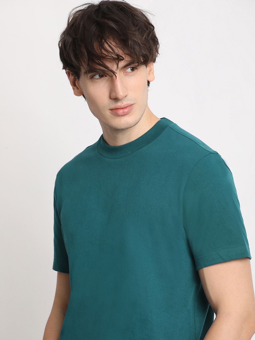 THE BEAR HOUSE Round Neck Pure Cotton Regular Fit T-shirt