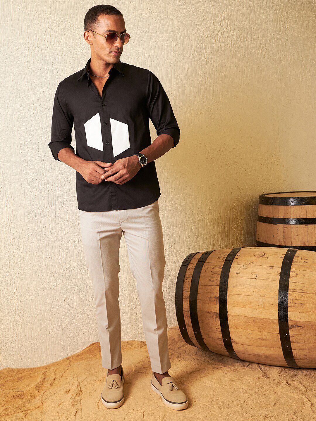 DENNISON Smart Slim Fit Casual Shirt