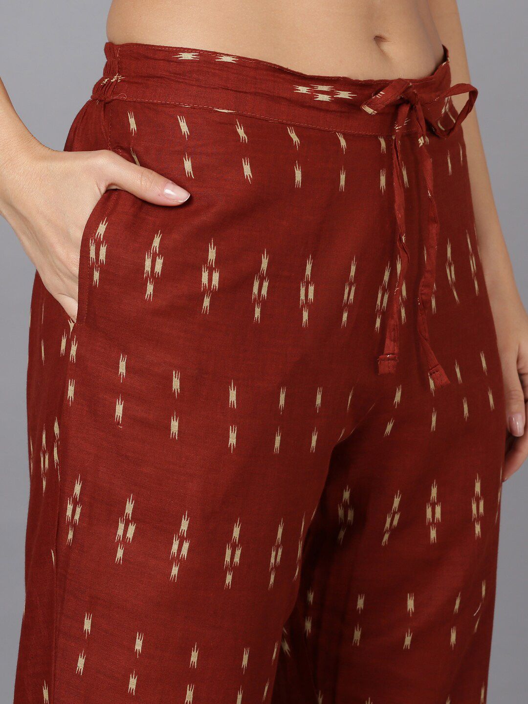 KALINI Ethnic Motifs Printed Straight Kurta With Trousers & Dupatta