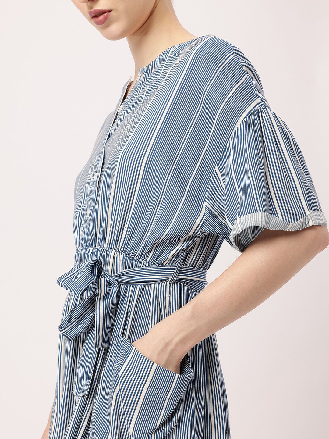 DressBerry Playful Lines, Kawaii Vibes A-Line Mini Dress