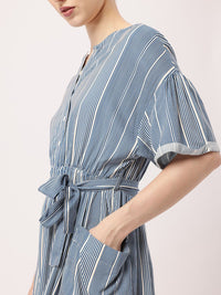 DressBerry Playful Lines, Kawaii Vibes A-Line Mini Dress