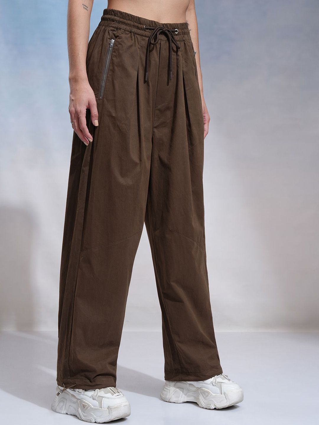 Street By Tokyo Talkies Women Pleated Trousers