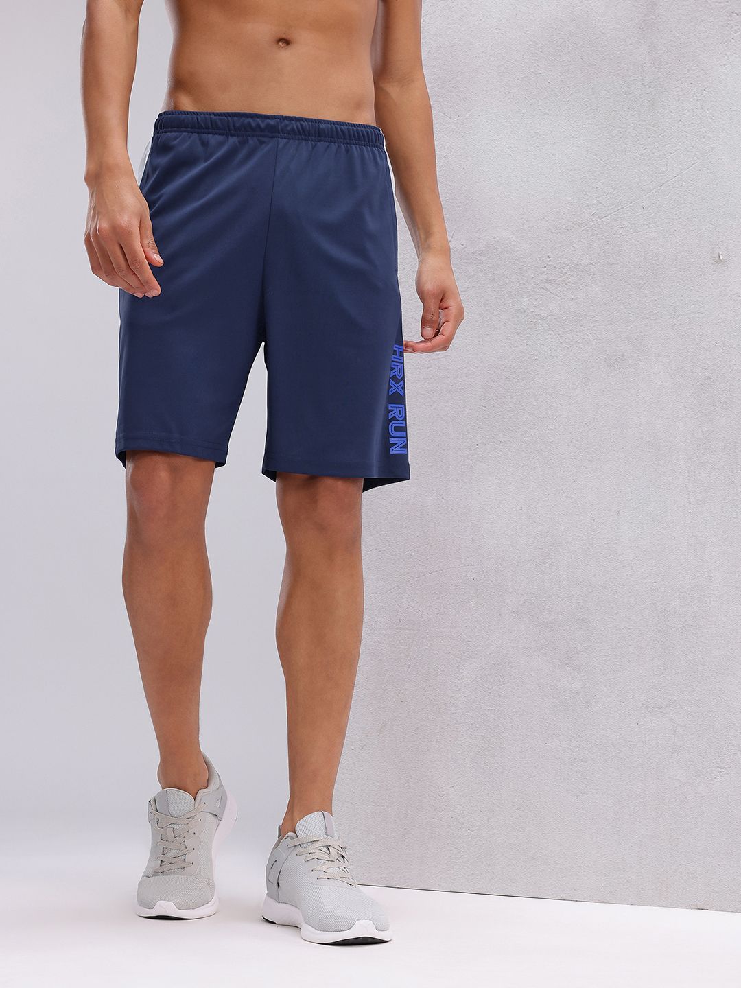 HRX by Hrithik Roshan Men Typography Colourblocked Rapid-Dry Running Shorts