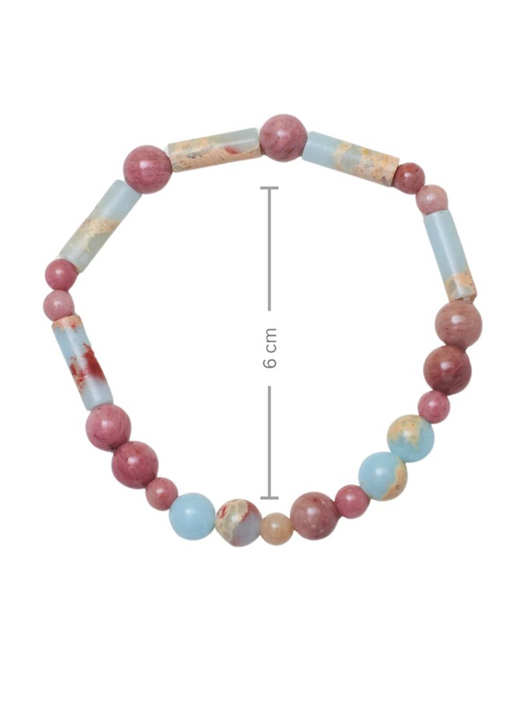 Gelang band manik kristal asin
