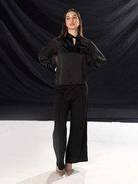 RAREISM Women Solid High Neck Top
