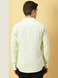Thomas Scott Classic Cuban Collar Cotton Linen Casual Shacket
