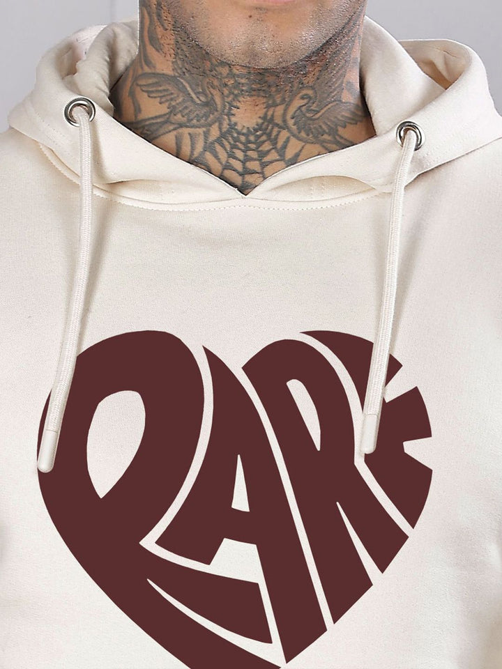 ADRO Men Cotton Long Sleeves Printed Hooded Sweatshirt