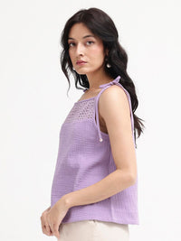 RAREISM Striped Cotton Top