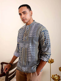 The Indian Garage Co Men Slim Fit Indie Printed Resortwear Shirt