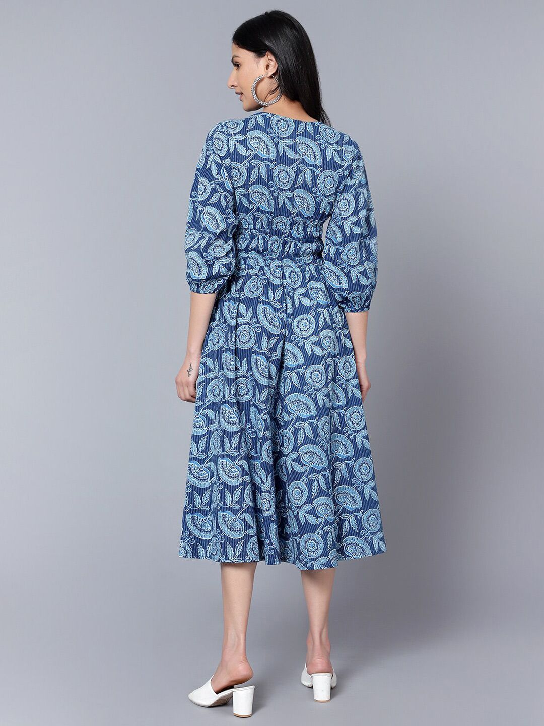 Bani Women Ethnic Motifs Midi Dress