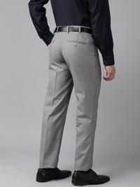 Park Avenue Men Solid Smart Fit Low-Rise Formal Trousers