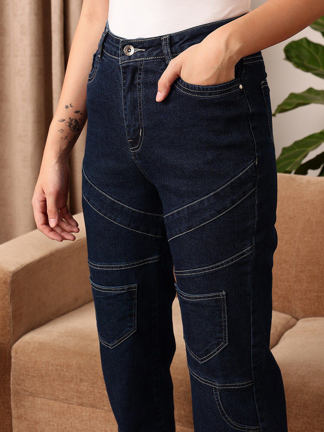 STREET 9 Women Comfort Clean Look Stretchable Jeans
