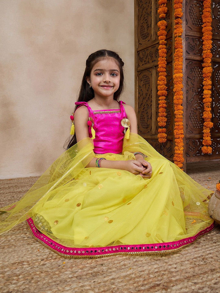 pspeaches Girls Ready to Wear Lehenga & Blouse With Dupatta