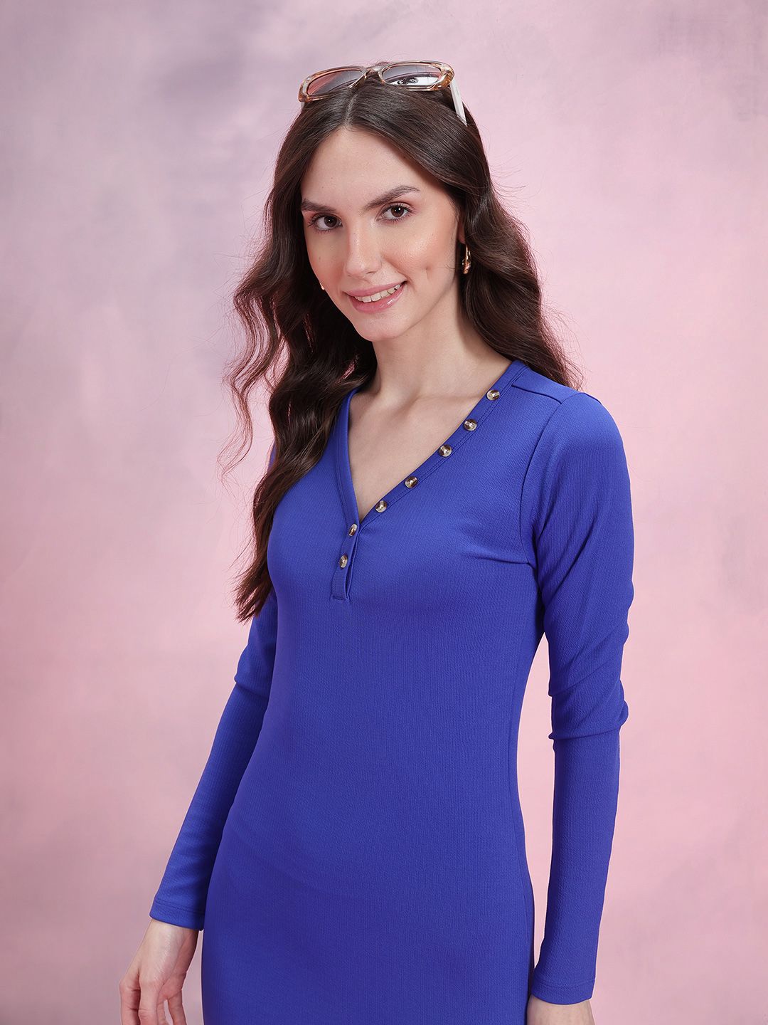 DressBerry Ribbed Bodycon Dress