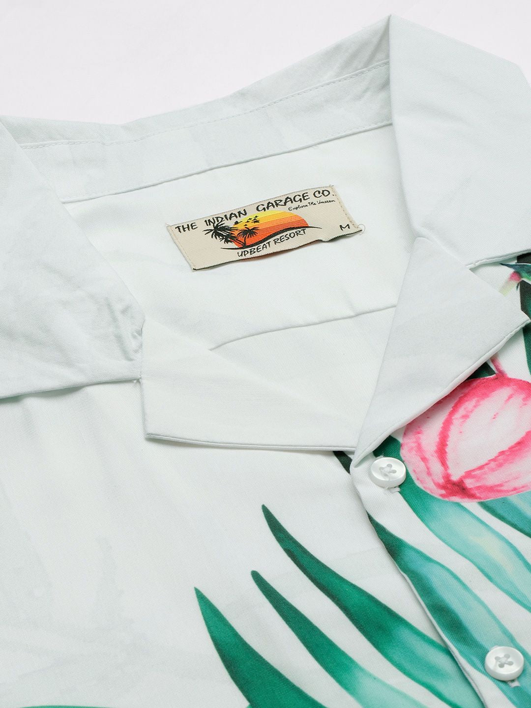 The Indian Garage Co Men Regular Fit Floral Print Shirt