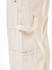 Bewakoof Men Straight Fit Cargo Carpenter Jeans