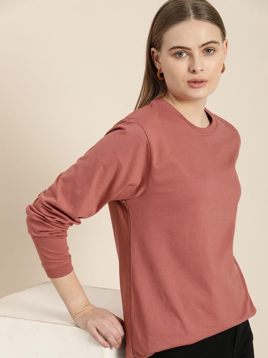 DILLINGER Women Oversized Pure Cotton T-shirt