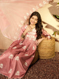KALINI Women Embroidered Empire Thread Work Kurta with Trousers & With Dupatta