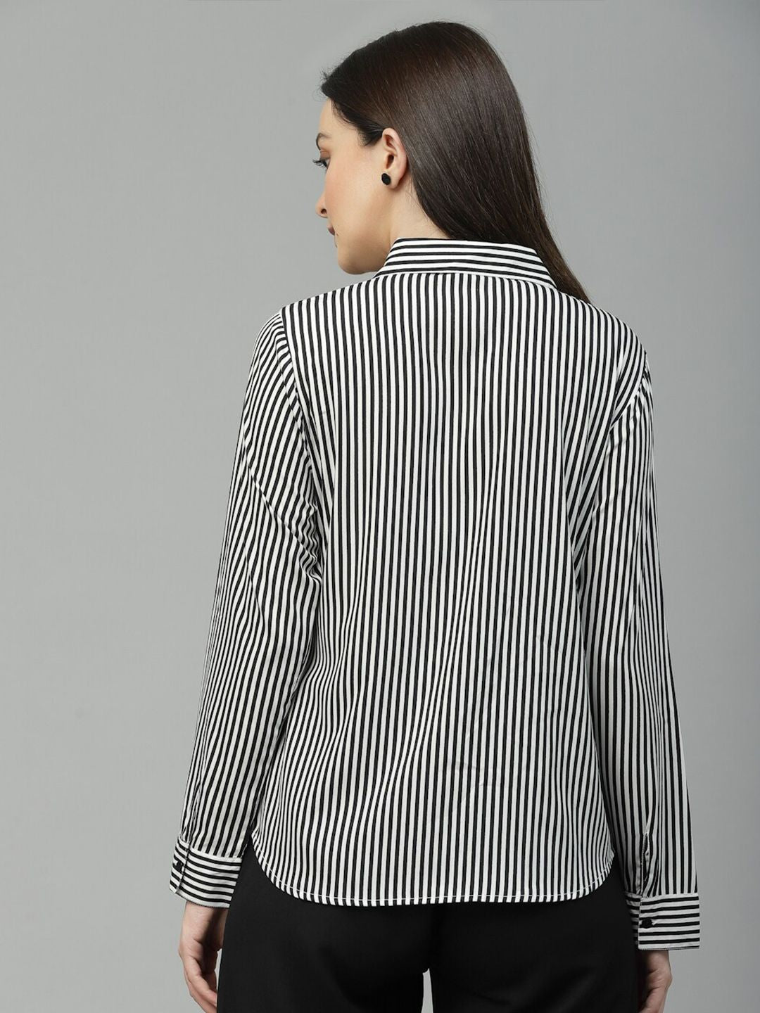 Style Quotient Women Striped Formal Shirt