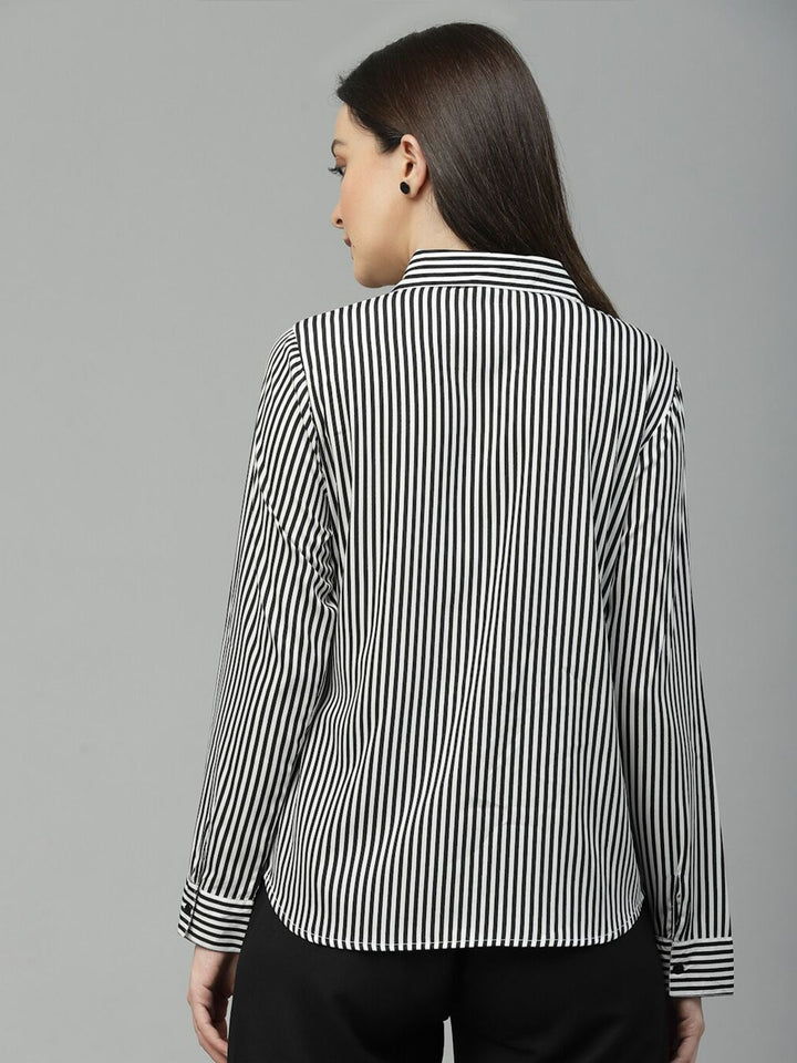 Style Quotient Women Striped Formal Shirt