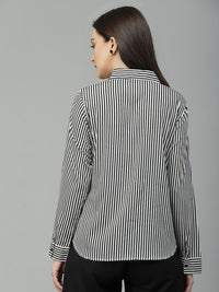 Style Quotient Women Striped Formal Shirt