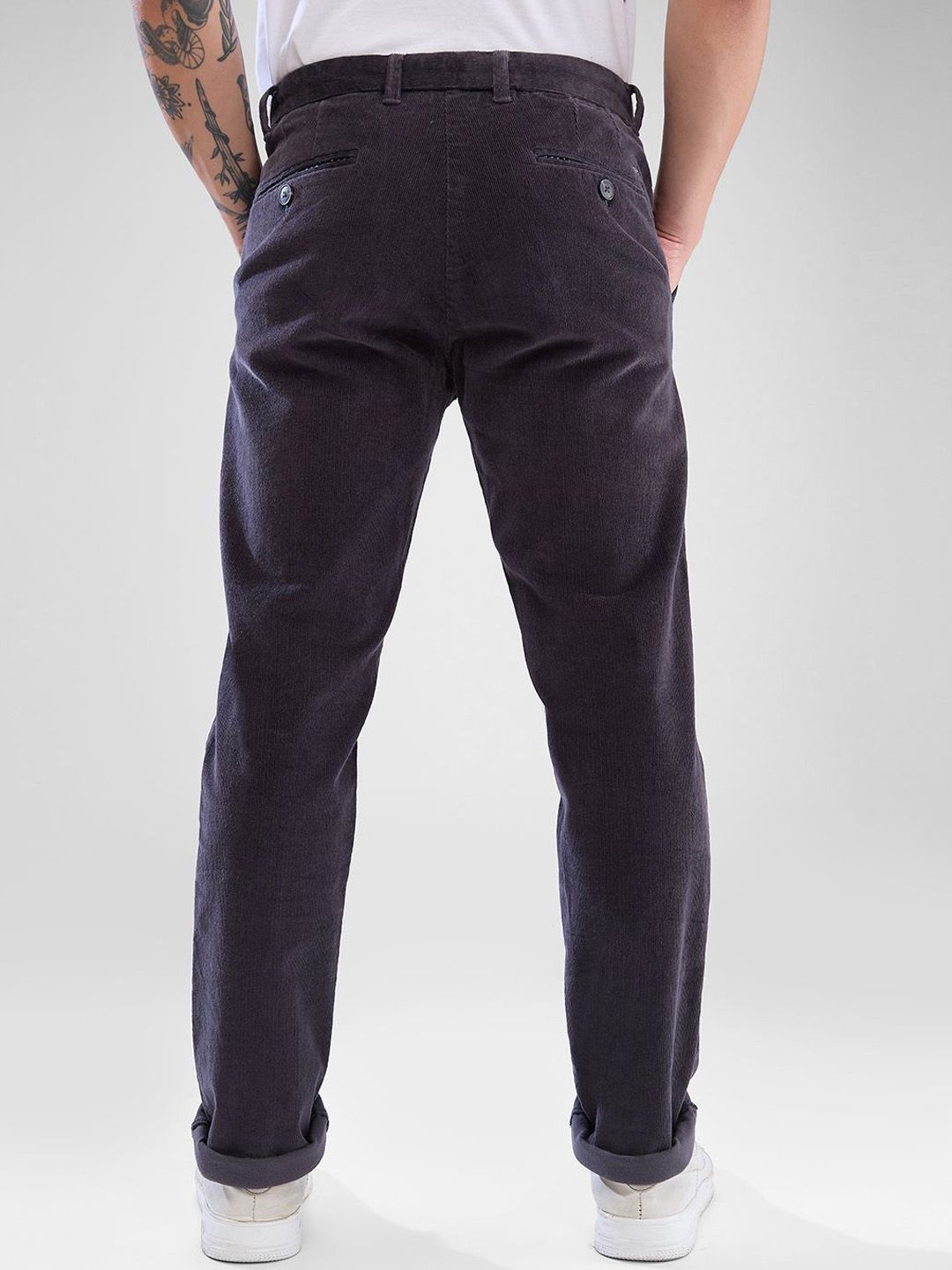 SPYKAR Men Regular Fit Trousers