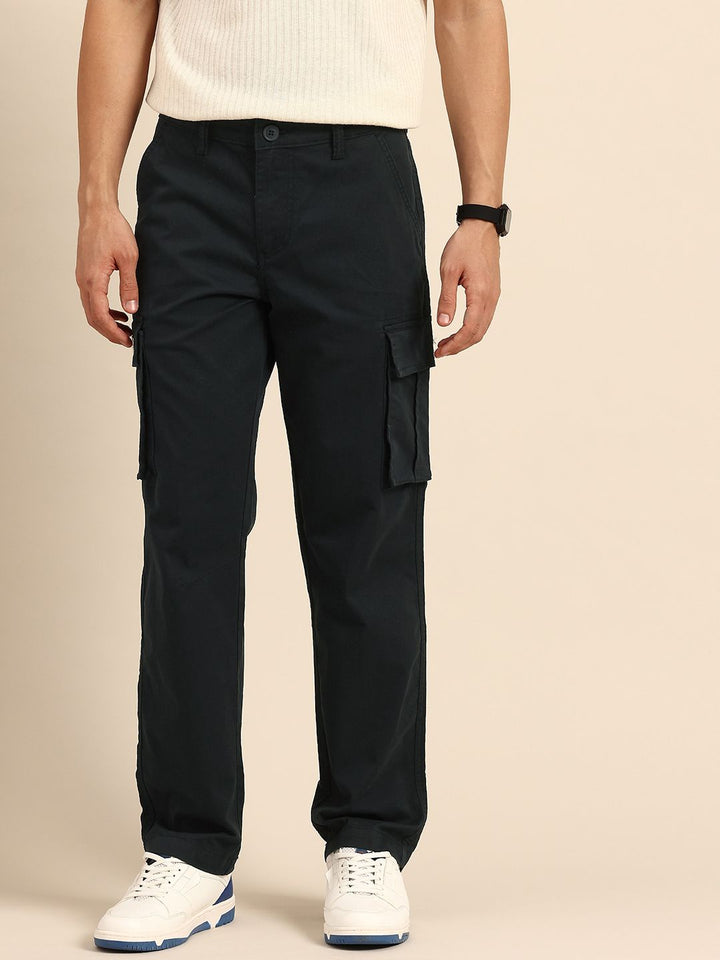 Being Human Men Slim Fit Cargos Trousers