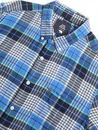 THE BEAR HOUSE Men's Pure Cotton Checked Slim Fit Casual Shit