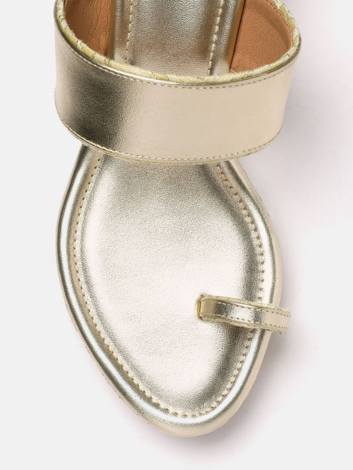 House of Pataudi Ethnic Wedge Heels