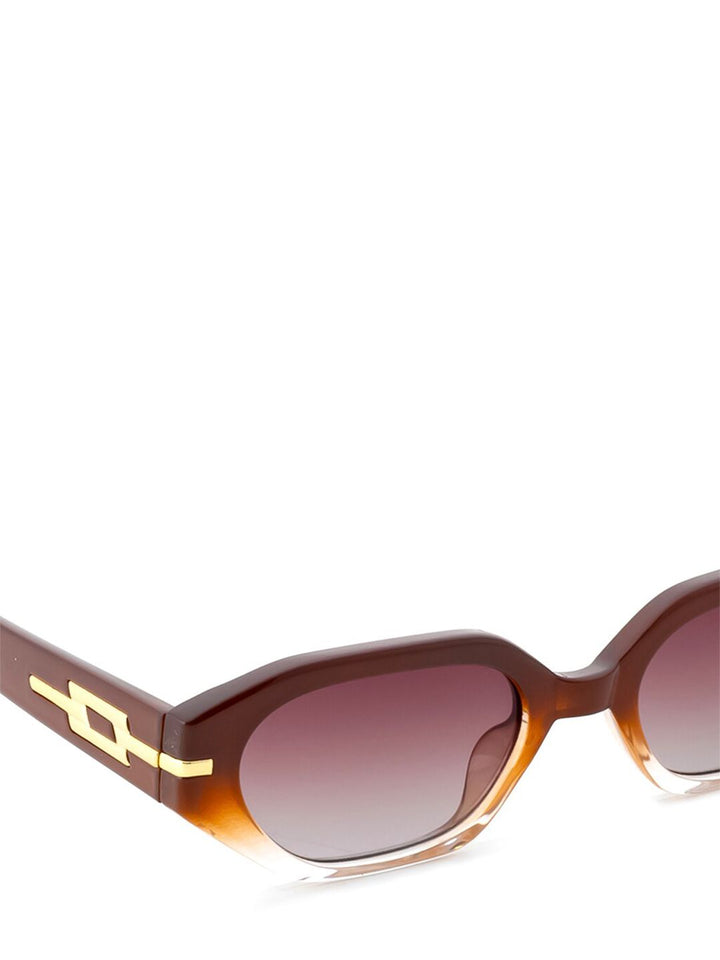 IRUS by IDEE Women Oval Sunglasses with UV Protected Lens IRS1369C5SG