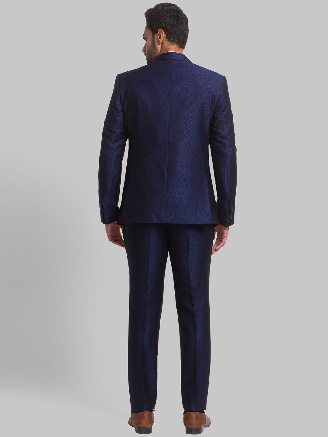 Park Avenue Men Single Breasted Slim Fit 3-Peice Formal Suit
