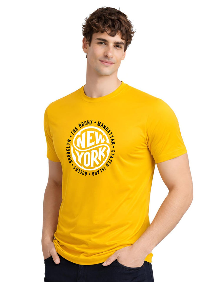 ADRO Men Typography Printed T-shirt