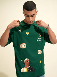 HIGHLANDER Men Graphic Printed Round Neck T-shirt