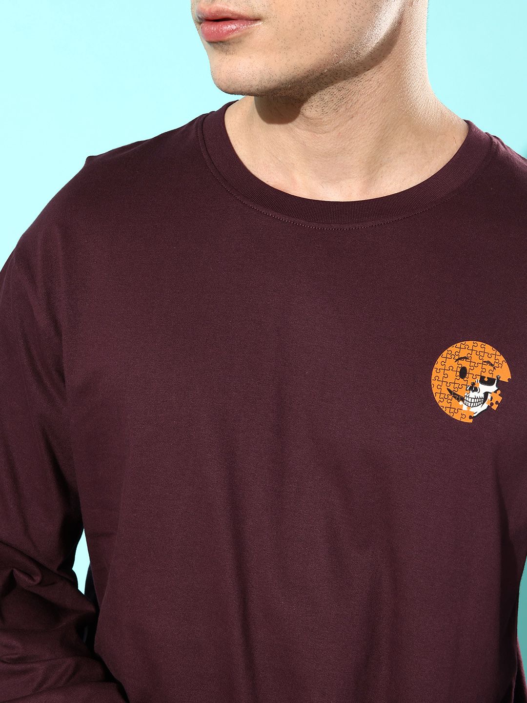 Difference of Opinion Men Pure Cotton Printed Oversized T-shirt