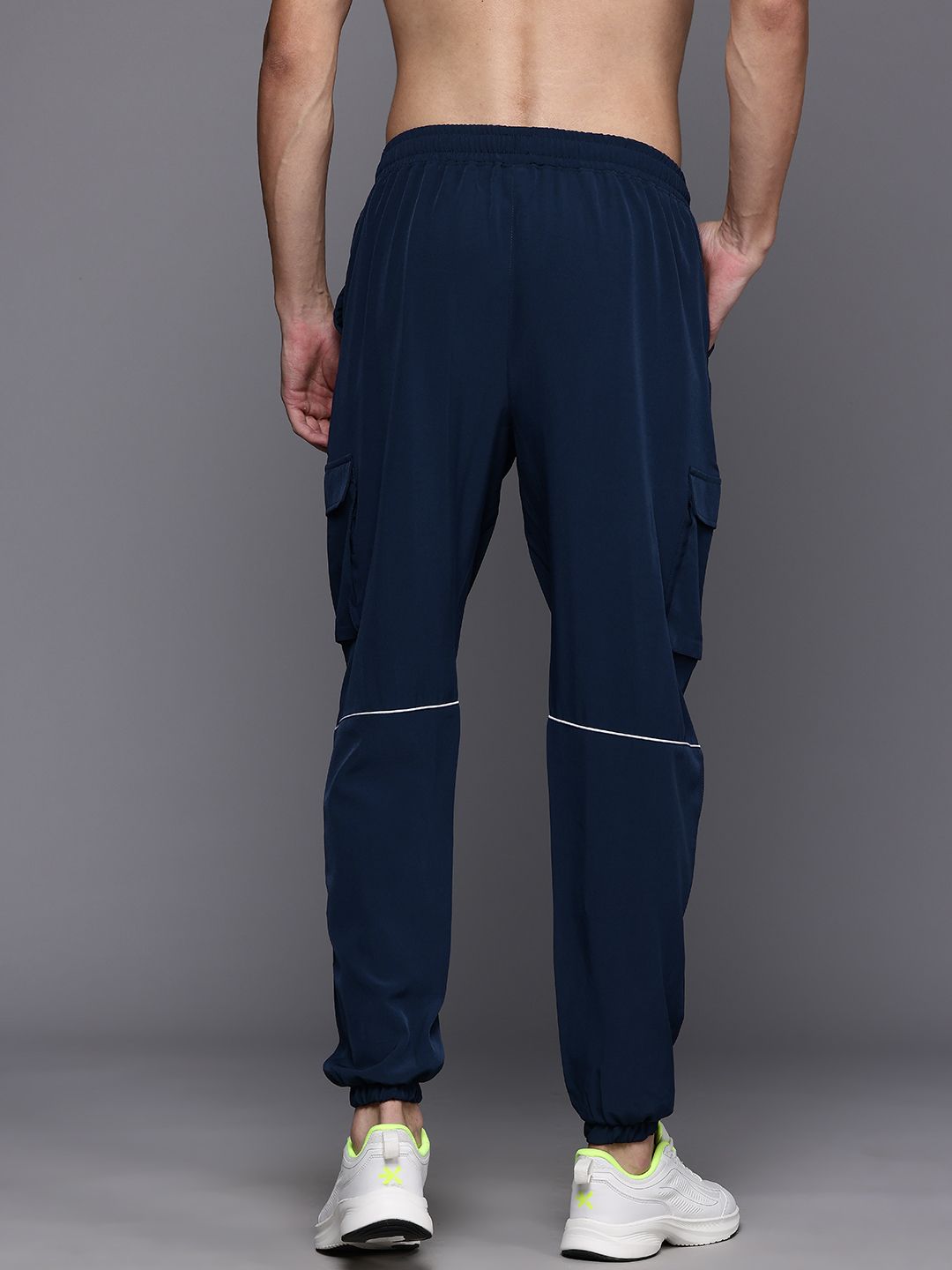 HRX by Hrithik Roshan Men Rapid-Dry Cargo Style Training Joggers