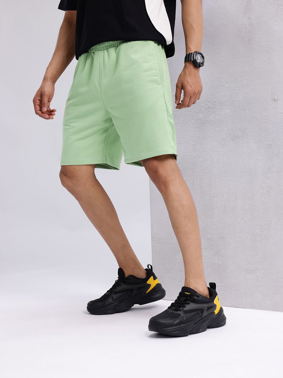 HRX by Hrithik Roshan Men Typography Printed Shorts