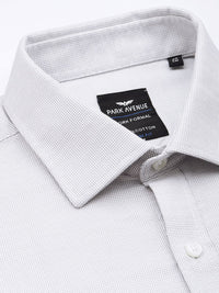 Park Avenue Slim Fit Micro Checked Pure Cotton Formal Shirt