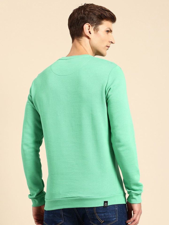 Being Human Brand Logo Printed Pure Cotton Sweatshirt