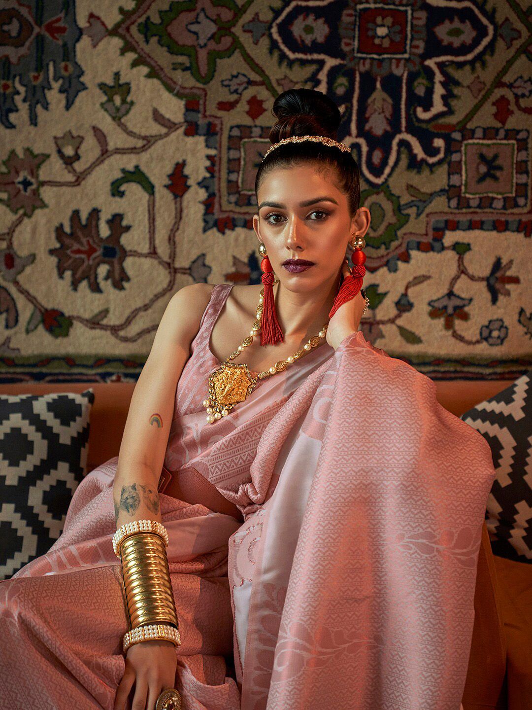 Saree mall Woven Design Kanjeevaram Traditional Sarees