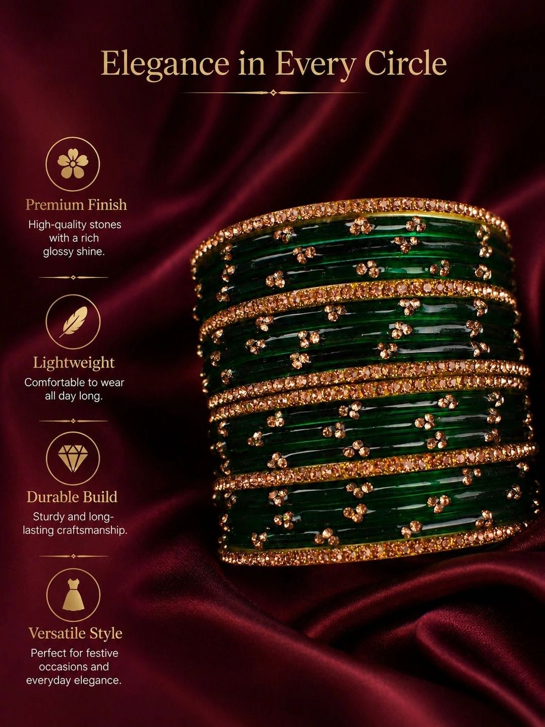 PANASH Gold-Plated Bangle