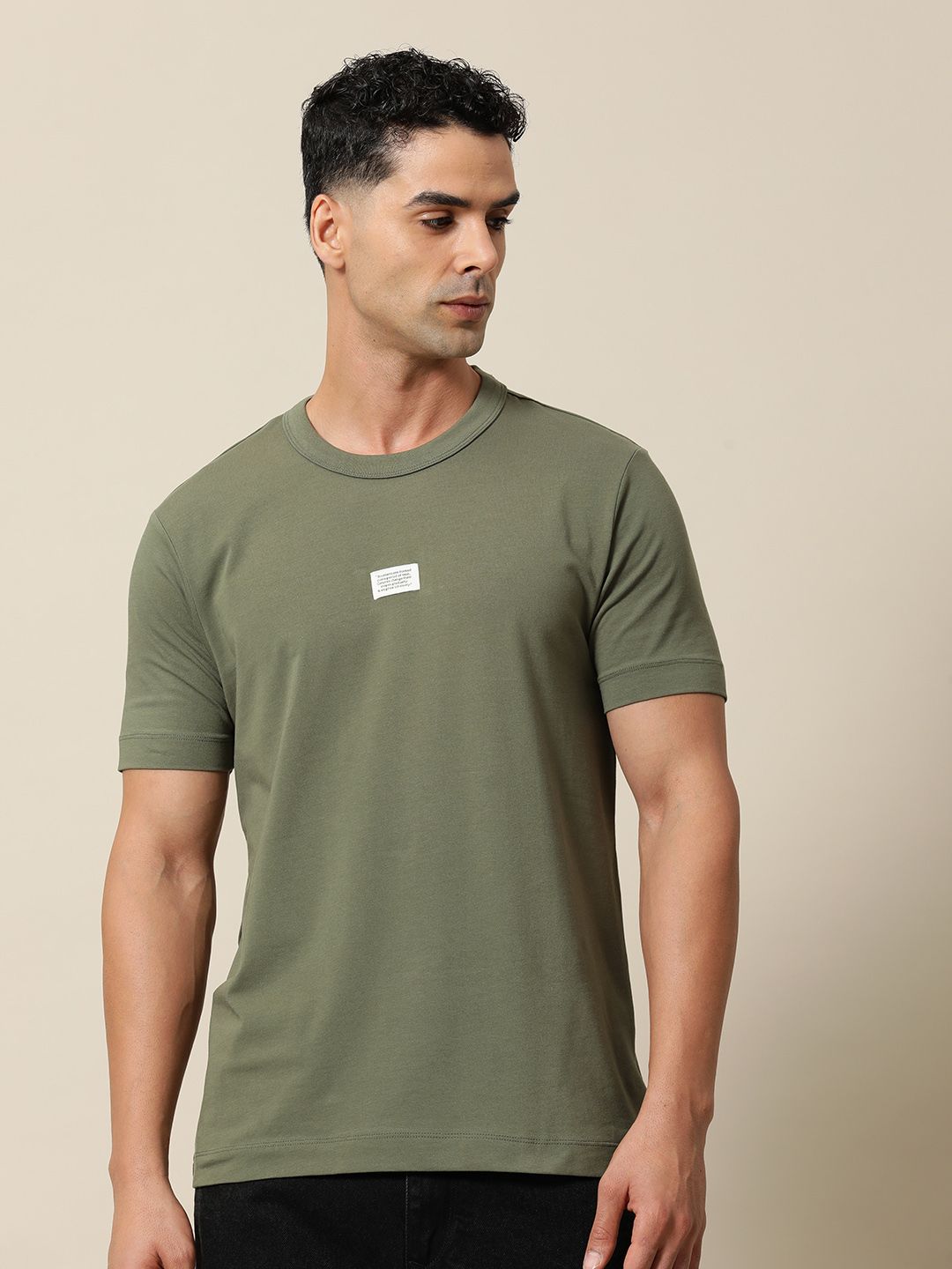 Mr Bowerbird Tailored Fit Applique Philsosophy Muscle T-shirt