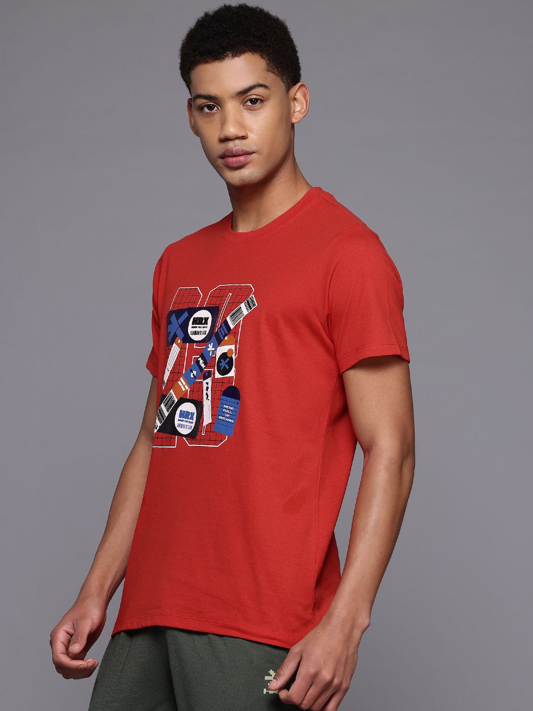 HRX by Hrithik Roshan Men Printed Lifestyle T-shirt