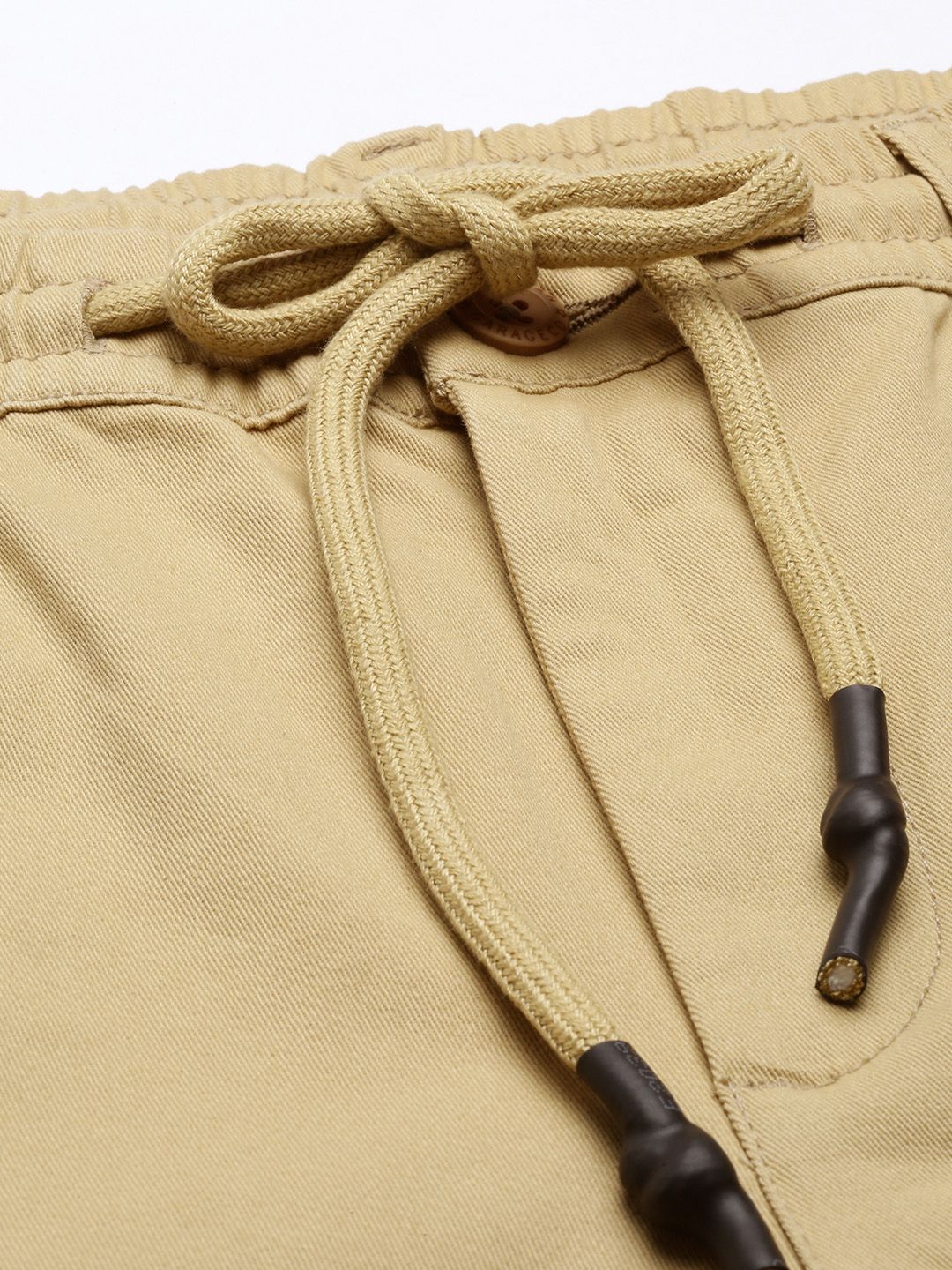 Garage CO Indian Lelaki Beige Slim Fit Chinos Seluar
