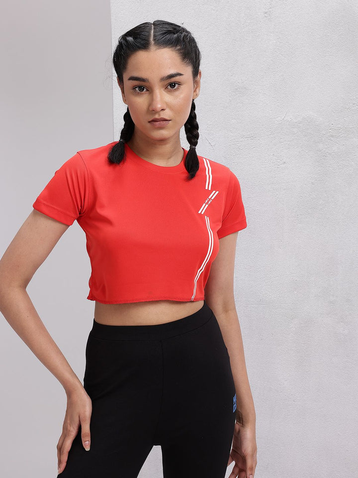HRX by Hrithik Roshan Rapid-Dry Crop Training T-shirt