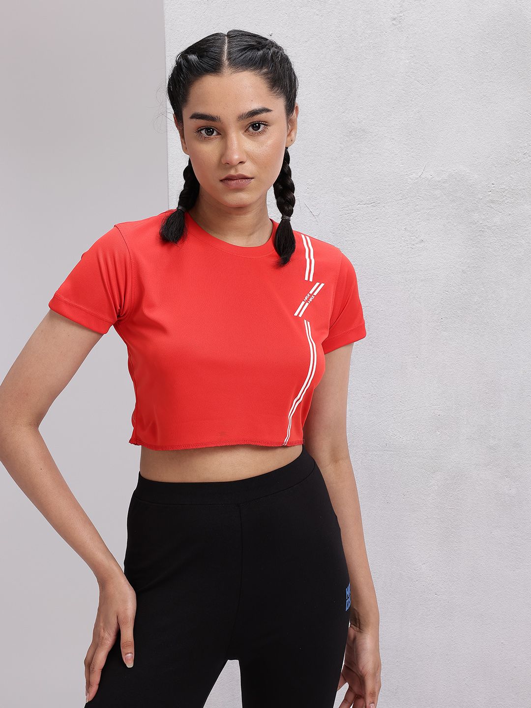 HRX by Hrithik Roshan Rapid-Dry Crop Training T-shirt